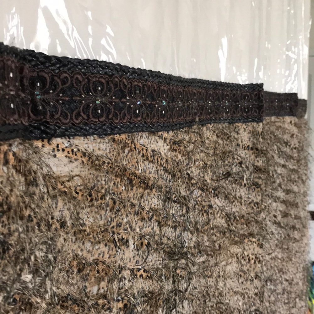 Unique Brown Tan Eyelash Shower Curtain